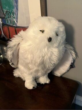 New Harry Potter Noble Collection Hedwig Collector Plush 2 Snowy Owl